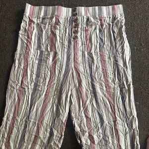 Torrid Wide Leg Cropped Trousers